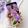 For Samsung Galaxy A6 Plus 2018 Phone Case On Samsung A6+ (2018) A6 A600F A605G Elegant Floral Cat Soft Silicone Clear TPU Cases