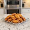 Stainless Steel Air Fryer Grill Tray Square Oven Baking Basket  Home
