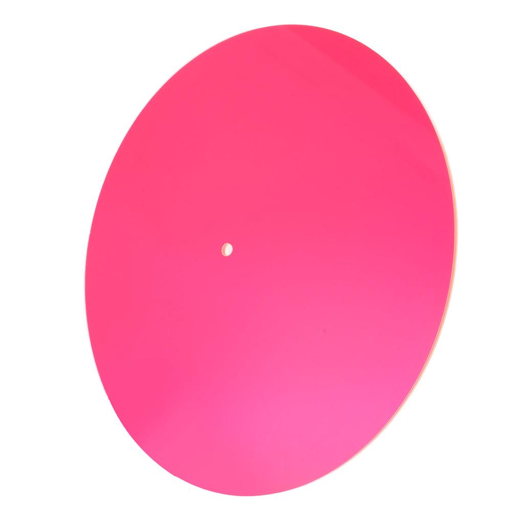 Acrylic Turntable Mat Reduce Noise Improved Sound Quality Anti Static Slipmat for Records 12in