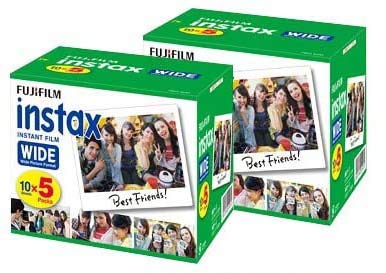 Instant Film Instax Instax Wide 5P x 2 Total 100 Sheets