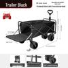 Foldable Camping Wagon with Adjustable Trailer