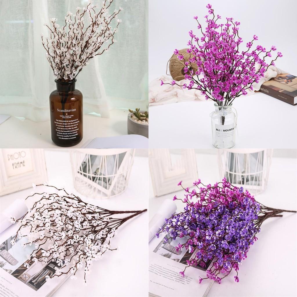 Realistic Artificial Plum Blossom Branches For Elegant Home And Office Decor