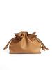 Pleated Cloud Bag: Women's Casual Cowhide Shoulder & Crossbody Bag with Drawstring for Versatile Commuting