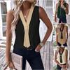 V-neck Sleeveless Casual Women’s Blouses & Shirts