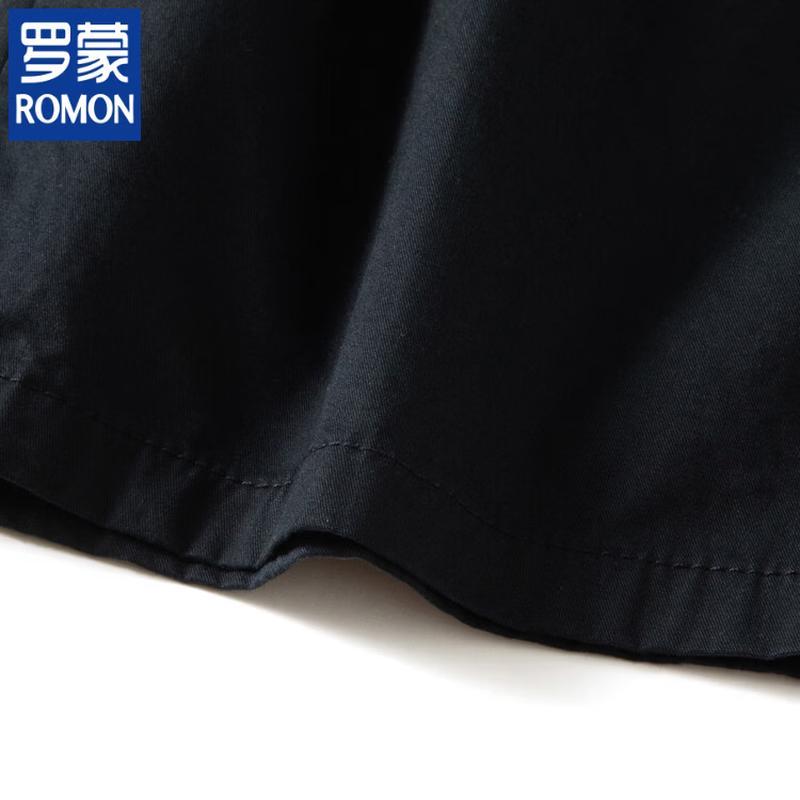 ROMON Men's Pure Cotton Sports Casual Cropped Pants