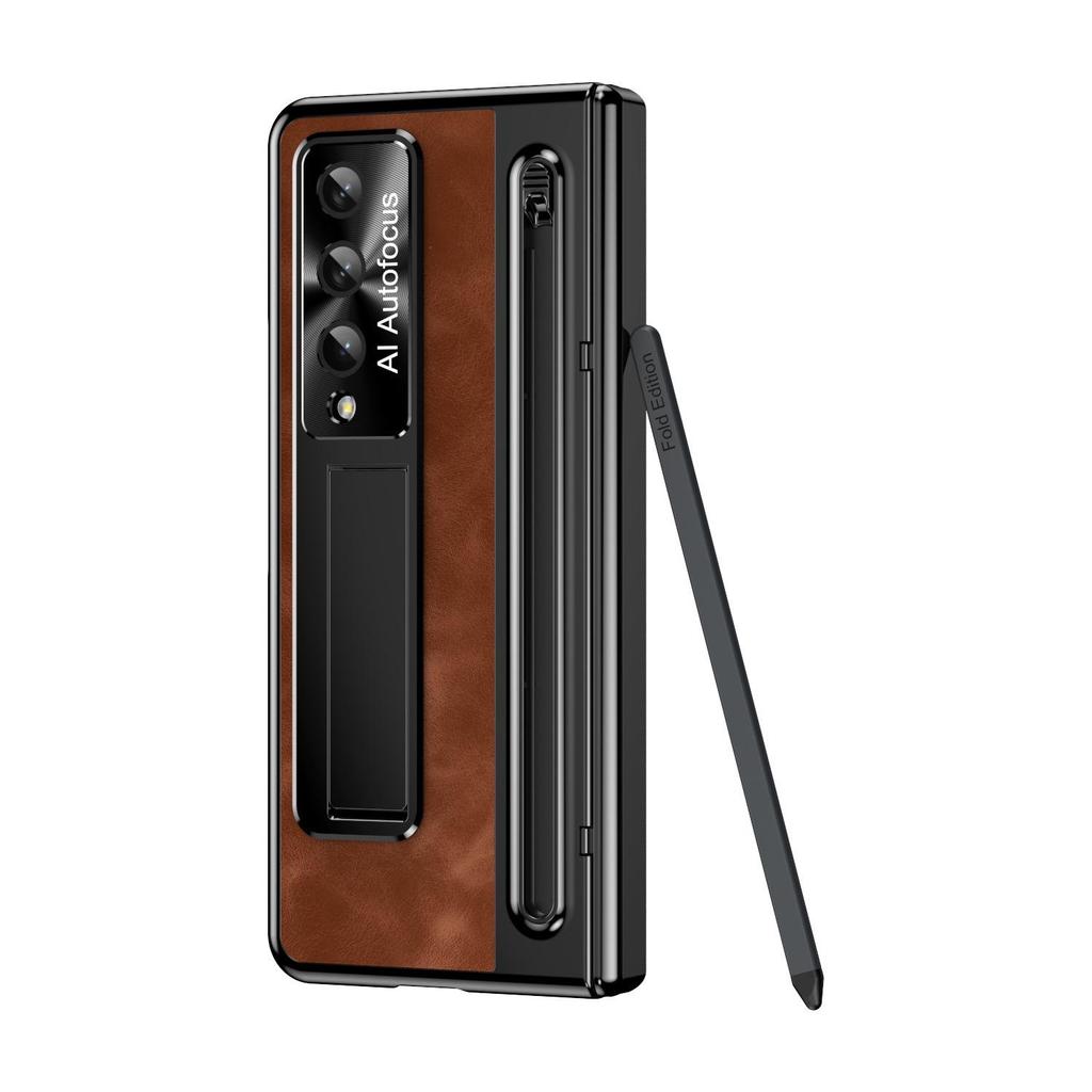 Samsung Z Fold4/5/6/7 Full Coverage Case: Includes Pen Case, Film Hinge, and Foldable Screen Protection.
