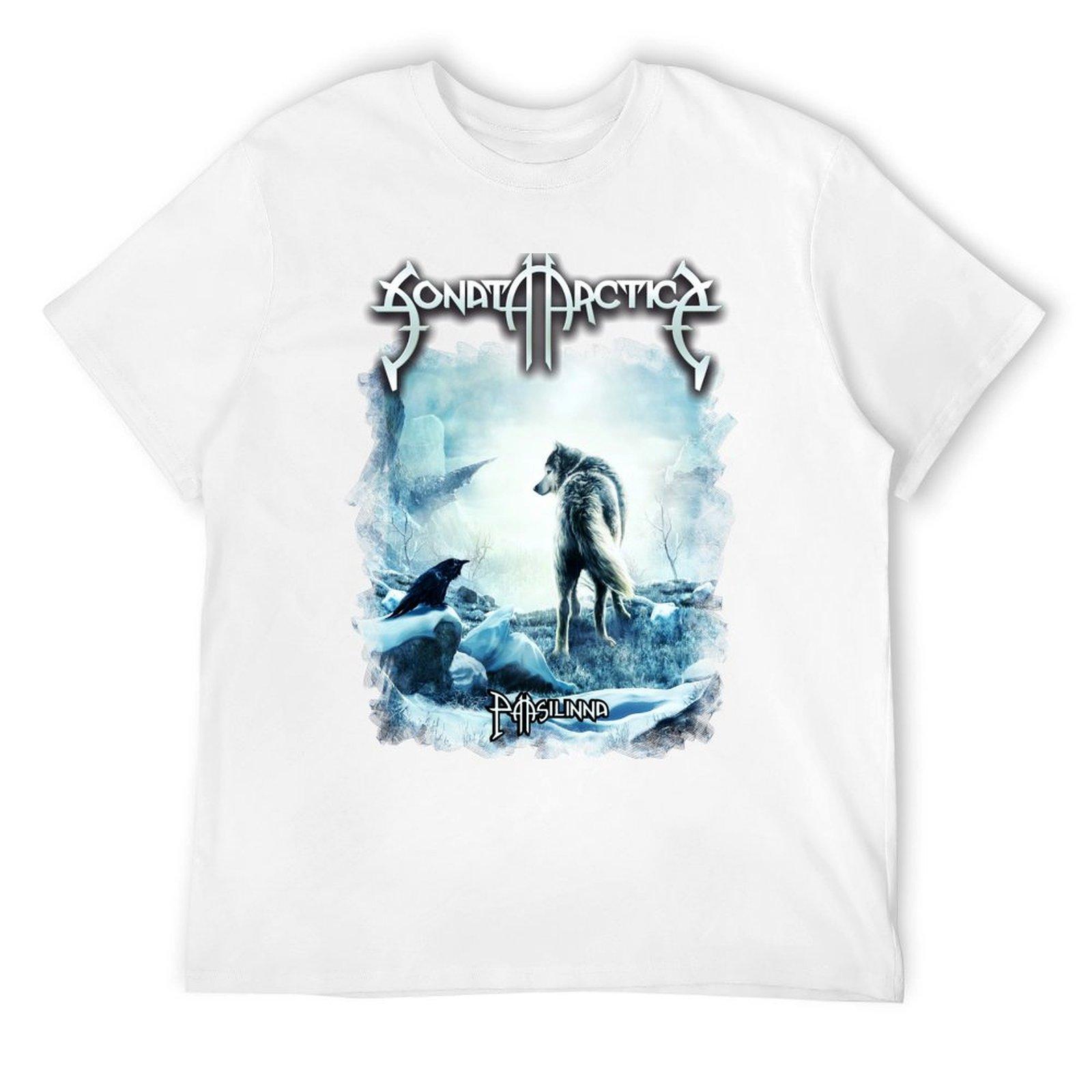 Sonata Arctica Paasilinna TShirt vintage t shirts anime figures tops Unisexs cotton tshirt S