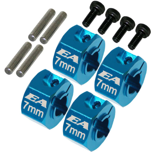 TT02 Wheel Adapter 7mm/ 4pcs #TT02-22U2-N4 Eagle Model