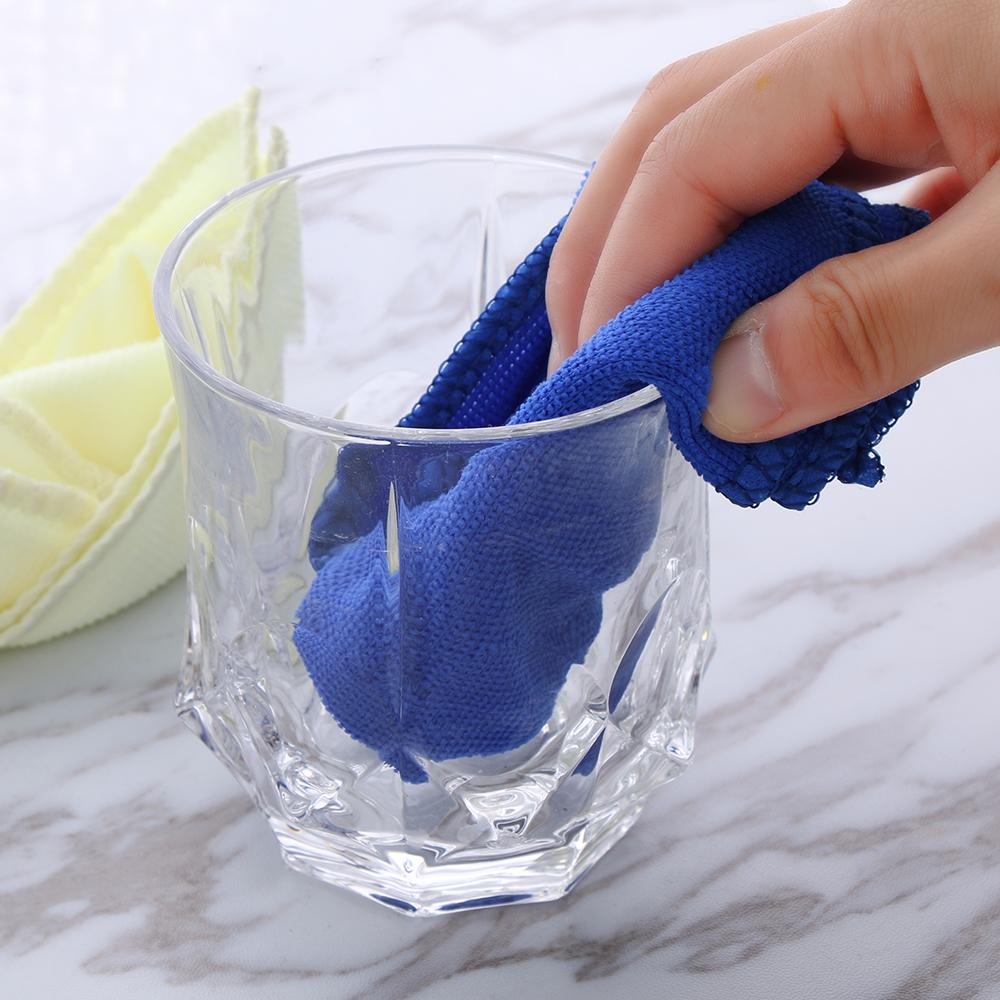 5/10pcs Candy Color Hand Towels 25x25cm Soothing Cotton Face Towel Cleaning Wash Cloth