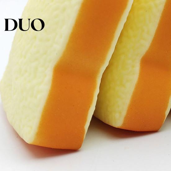 Portable Stress Toy 1/2Pcs Simulated Toast Relief Toy, Sliced Bread Squeeze Sensory Soft Stretchy Fake Food Fidget for Kids Teens Adults Hand