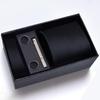 Men's Formal Tie Gift Box: Five-Piece Set with Logo, 8cm Striped Black for Weddings and Business 