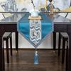 New Chinese-style Tablecloth Vintage Table Runner Tassel Decoration Luxury Home Table Cloth TV Cabinet Doilies Table Decoration