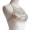 Simple Rhinestone Body Chain Crystal Bikini Bra Body Chain Jewelry Sexy Chain