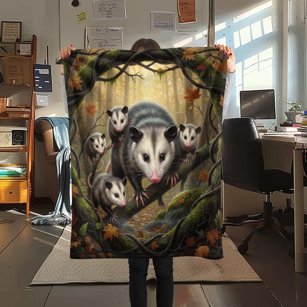 1 Manta de Franela con Estampado de Dibujos Animados, Alta Calidad, Cómoda para Todas las Estaciones, Decoración del Hogar, Calidez y Confort, Perfecta para Regalo de Navidad o Cumpleaños