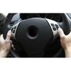 Fit For BMW 3-Series E90 2005-2012 ABS Silver Steering Wheel Button Frame Trim