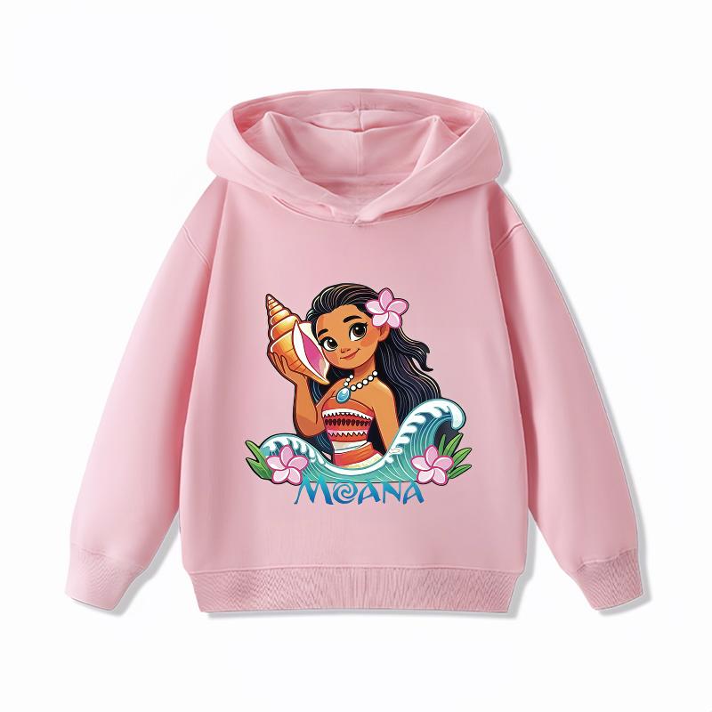 Moana 2 New Children s Hoodie, Boys and Girls Top, Autumn and Winter Warm Daily Casual Children s Hoodie Sweatshirt 100