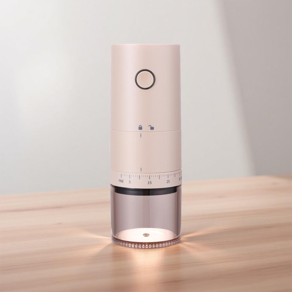 Electric Coffee Grinder, Rechargeable Portable Stainless Steel Blade, Automatic Grinding Machine for Coffee Beans