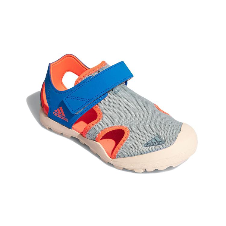 New Adidas Captain Toey K Children's Sandals Gray Blue Kids' GY5088