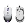 EVGA X12 Ratón Gaming Blanco 16000 DPI 8 Botones RGB Paracord