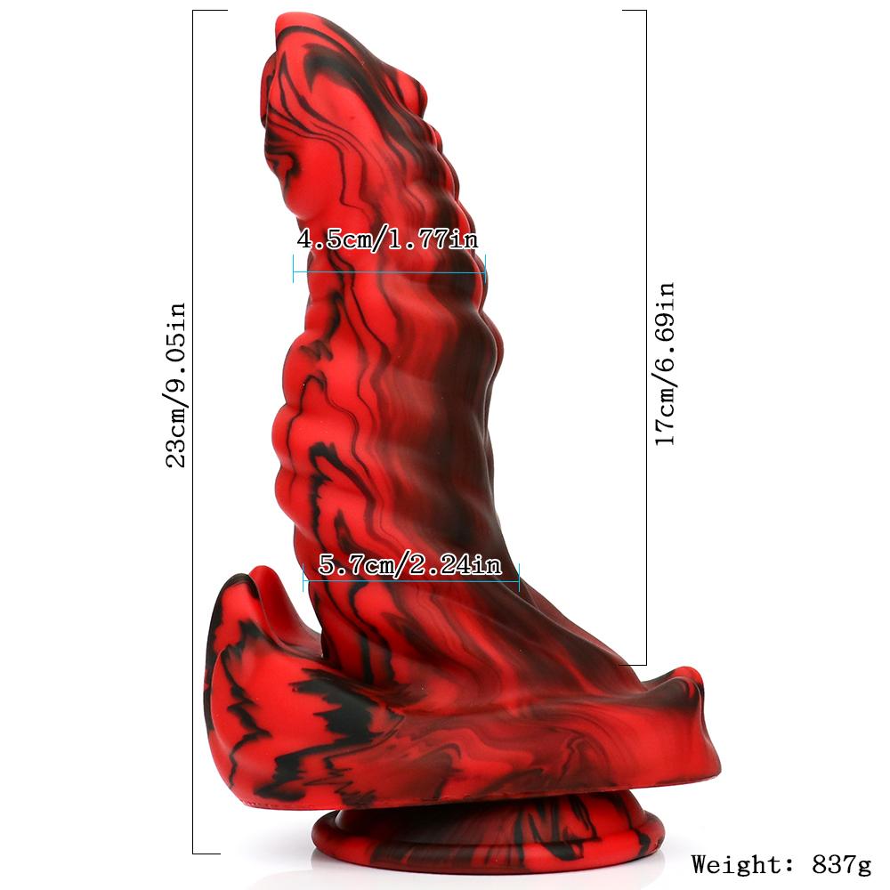 Silicone Animal Penis Dog Dildo Soft Monster Dick With Suction Cup Anal Plug Toy Male Female Masturbation Adult Anal Sex Toys For Woman