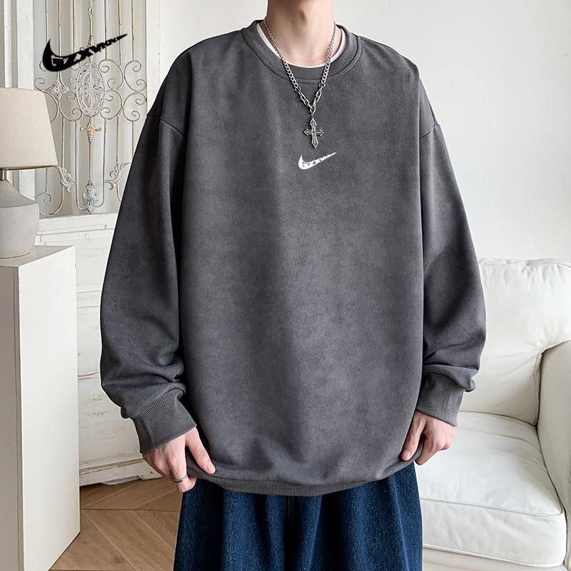 

Men s Autumn Long Sleeve Casual Hoodie - Versatile Loose Fit Base Layer XXXL