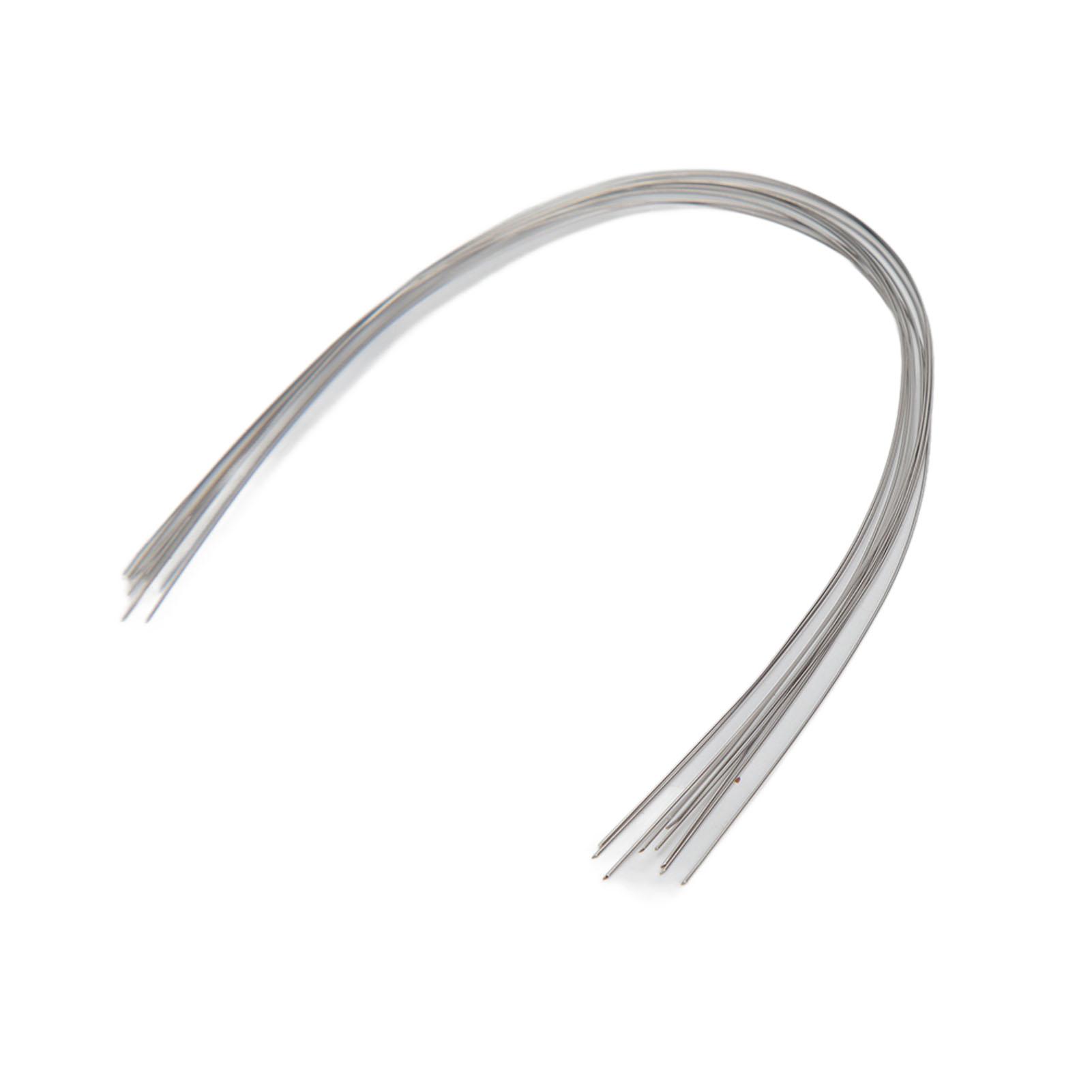 

100pcs Orthodontic Arch Wire Stainless Steel Elastic Dental Orthodontic Round Arch Wire Accessory 0.012 Inch Lower Tooth