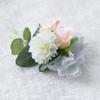2pcs Elegant Wrist Flowers for Girls' Wedding Accessories Bridesmaids Wristbands In Classical Color Optional