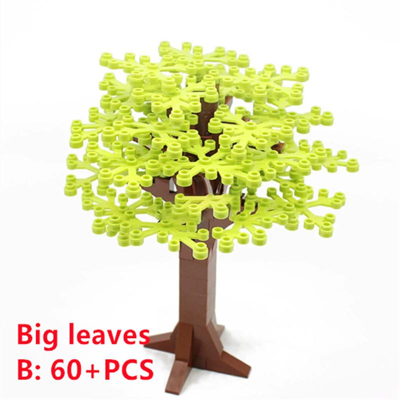 City Trees Building Blocks MOC Coconut Tree Blocks Jungle Garden DIY Toys for Children Gifts Compatible Classic Bricks Kids Toys