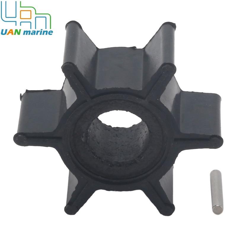 For Tohatsu 2 2.5 3.5 4 5 6 HP 2 4 Stroke Outboard Water Pump Impeller w/ Key Motors Engine 369-65021-1 369-65021-1 369-65021-0