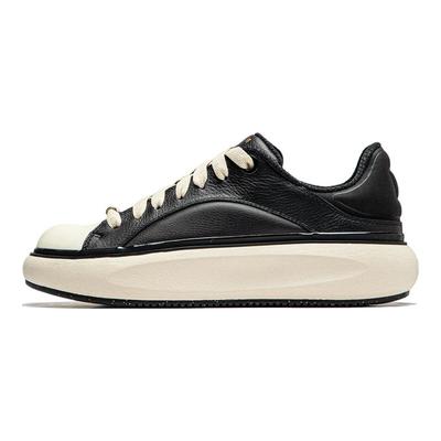 Li Ning Cloud Travel C4D Versatile Trendy Leggero Comodo Resistente all'Usura Antiscivolo Scarpe Casual Basse Uomo Scarpe Casual Nero AZGU037-2