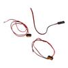 LED Toy Car Lights Remote Control Car Light Strip LED Marker Lights with Heat Shrink Tubing for RC Cars Orange