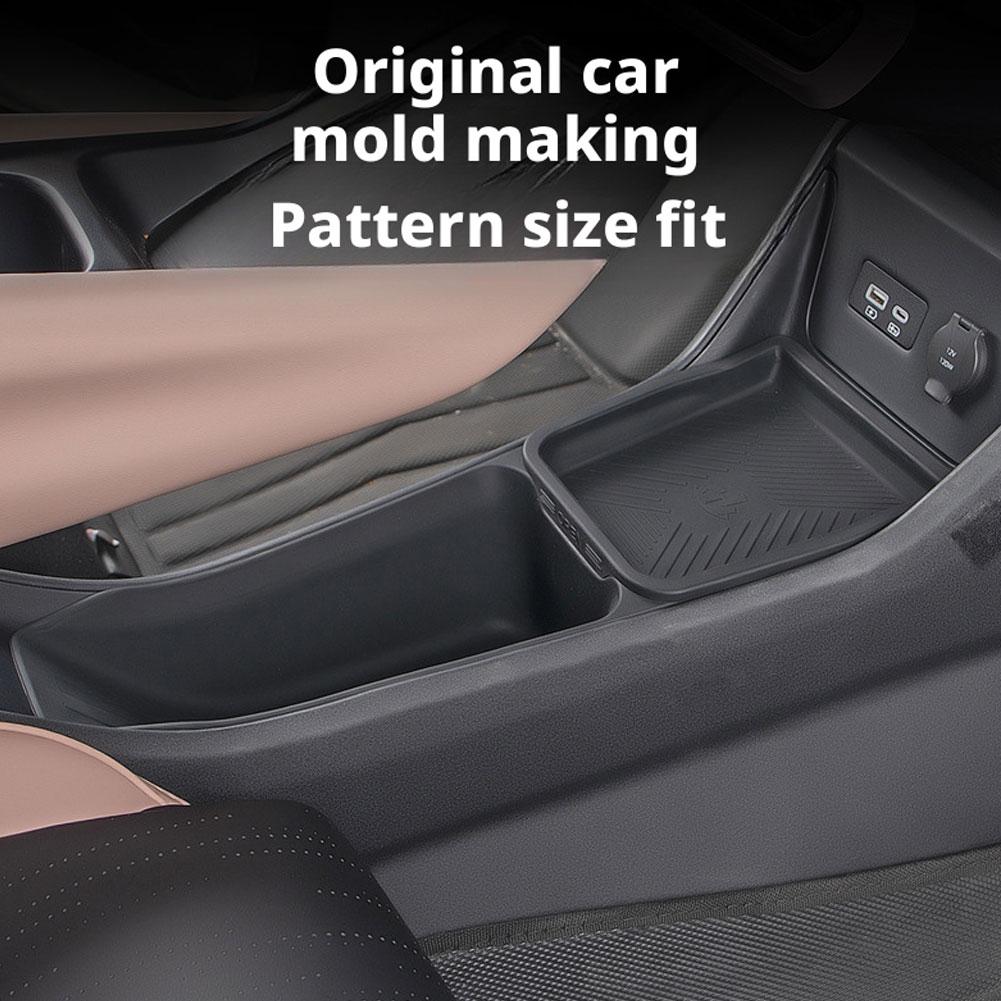 For BYD Seagull Car Center Console Storage Box Under Handrail Box Double-layer Storage Case Auto Center Console Organizer