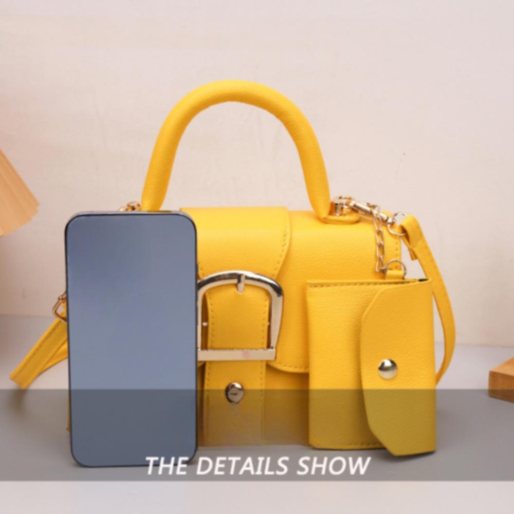 Cukierkowy kolor 2024 lato nowy model, prosty i retro, modna torba crossbody, przenośna mała kwadratowa torba na jedno ramię, torba damska