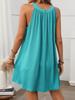 2025 Cross-Border Sleeveless Round Neck Halter Dress for Women