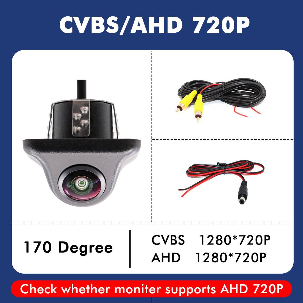 AHD 4K CCD 180 Degree Fisheye Lens Car Rear Side Front View Camera HD Wide Angle Reversing Backup Camera Night Vision Waterproof