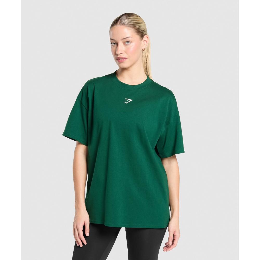 

Футболка Gymshark Fraction Oversized, кондиционирование, зеленая B3a6l Ecsc XS