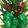 Artificial Christmas Swag Wreath Stair Home Decor