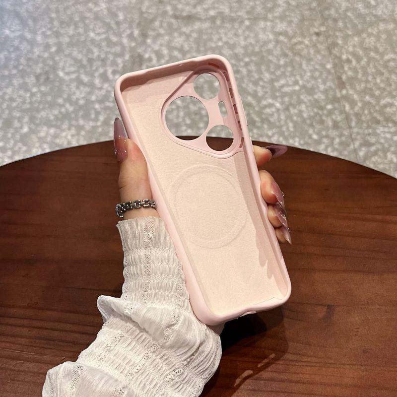 Applicable to Huawei pura11pro mobile phone case magnetic suction liquid silicone mate11 lens all-inclusive anti-drop case