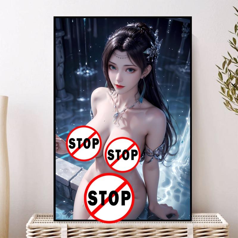 BTTH Animation Cartoon Sexy YUN YUN Adult 18+ Canvas Poster Chinese Ancient Style Beauty HD Print Unreviewed Wall Art Painting