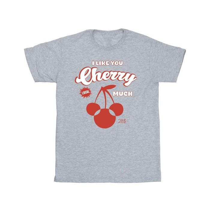 Disney Girls Much Minnie Mouse Cherry T-Shirt