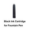 LACHIEVA LUX Fountain Pen Ink Cartridge Ink for Fountain Pens (32 cartridges, black)