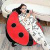 100cm Tragbare Insekten Plüschtiere Marienkäfer Stoffkissen Lustige Party Cosplay Puppe Gefüllt Weich Plüsch Schlafkissen Kindergeschenke