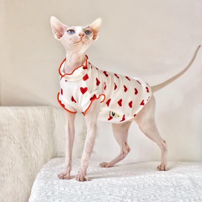 Pure Desire Wind Thin Sleeveless Vest Sphinx Hairless Cat Clothes German Cat In Summer