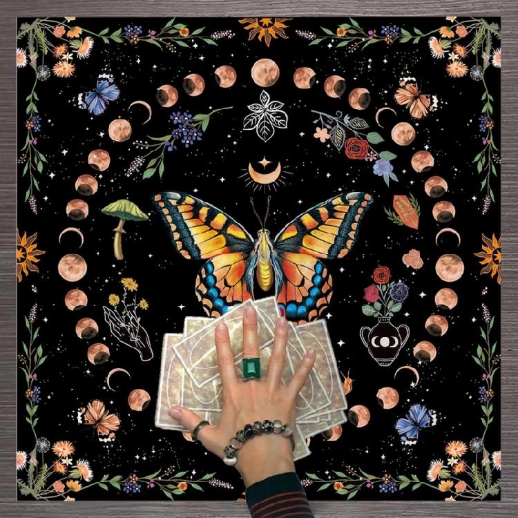 Tarots Tablecloth Divinations Table Cover Astrology Oracles Board Game Mat