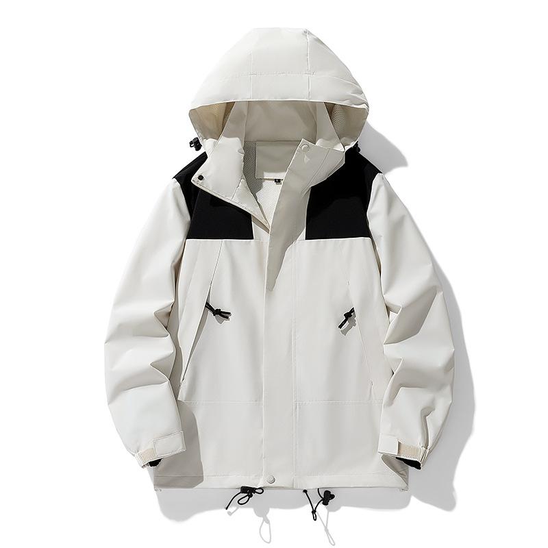 Outdoor Windbreaker Men and Women Spring and Autumn Windproof Waterproof Couple Travel Mountaineering Suit Cycling Jacket Tops