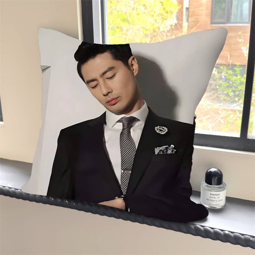 1PC KPOP idol Jo In-sung Pillow Case Square  Bedroom Sofa Leisure Comfort Cushion Car Home Decoration Pillowcase 40x40