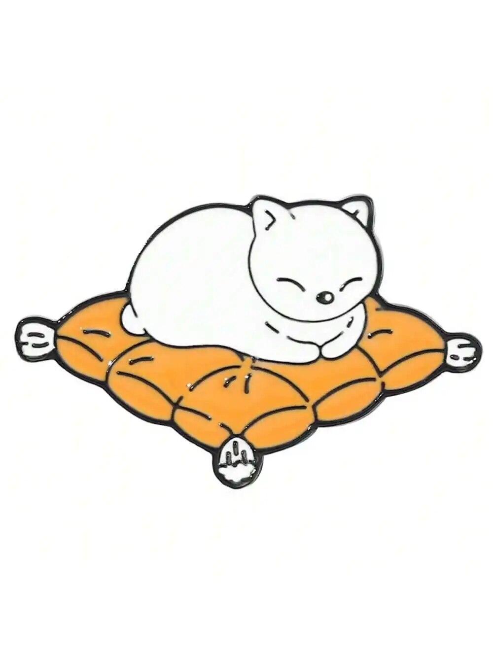 

8 шт., детские креативные милые мультяшные броши с изображением кота для чтения и обучения, одинаковая одежда на каждый день, сумки, аксессуары, значки