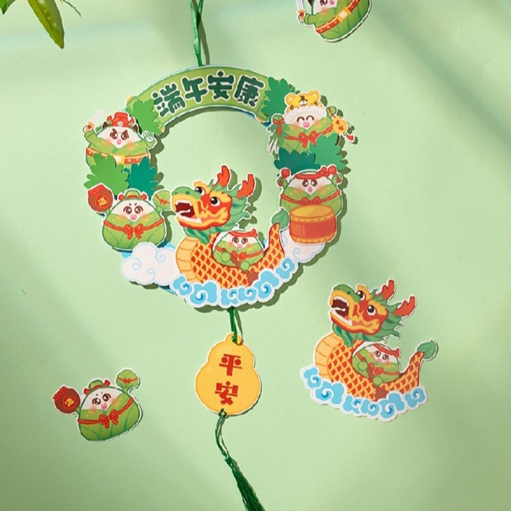 

1 комплект, повесить фестиваль лодок-драконов, подвеска, ремесла, китайский стиль, сделай сам, игрушка, фестиваль лодок-драконов
