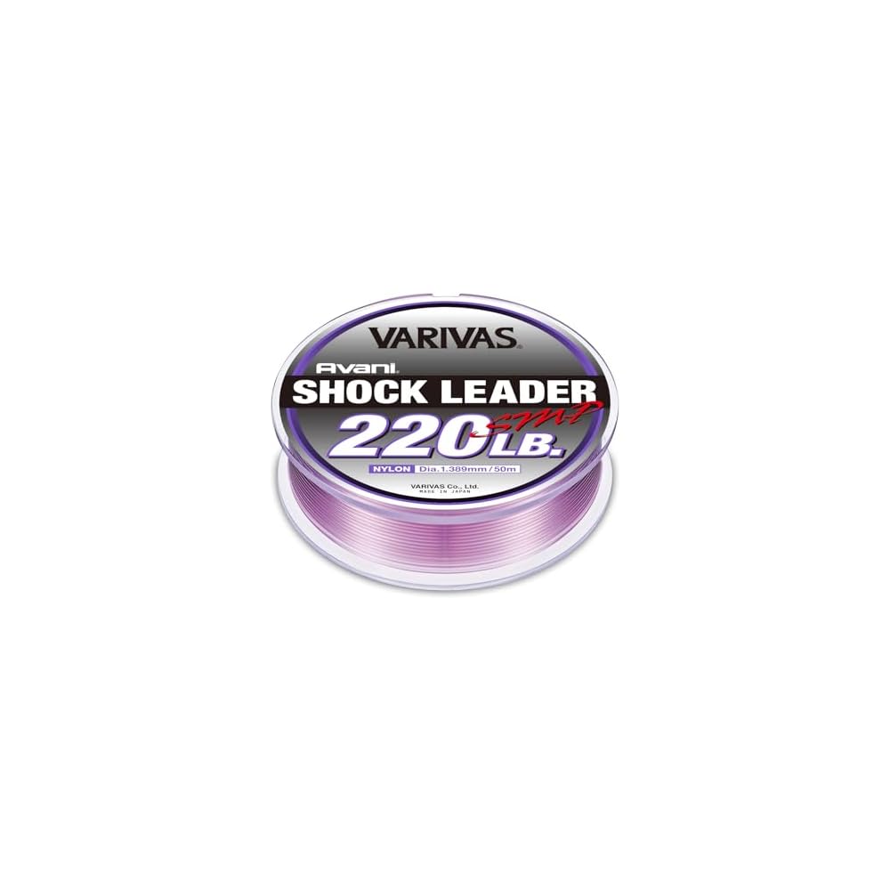 Varivas Abani Shock Leader Nylon Natural Violet 30m 370LB Fishing Line