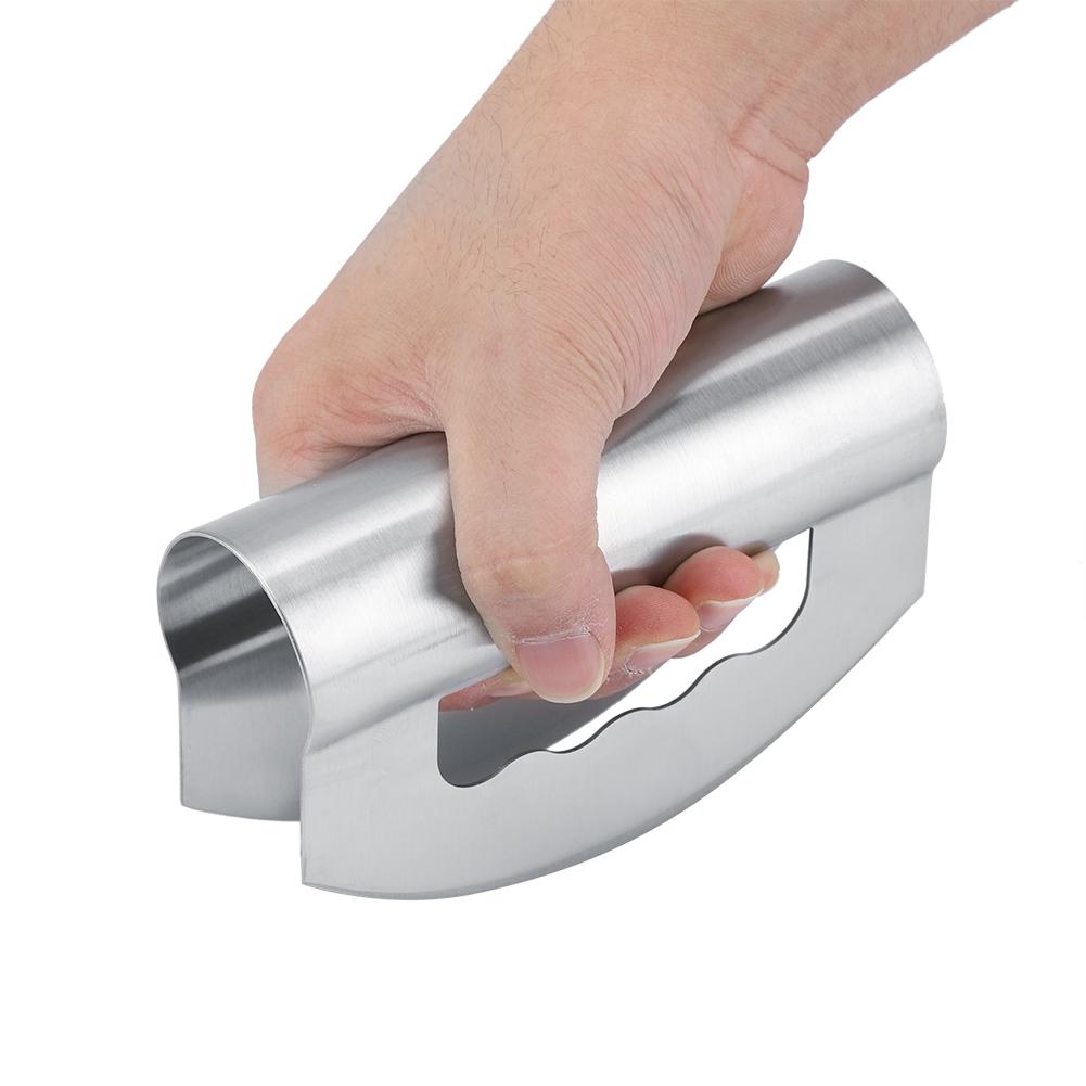 Multi use Stainless Steel Fruits Vegetables Food Cutter Double Blades Chopper Slicing Tool